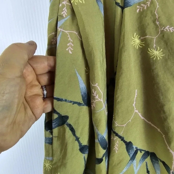 COS PRINTED TAILORED A-LINE  SHORTS KHAKI SIZE 14 - Picture 6 of 12